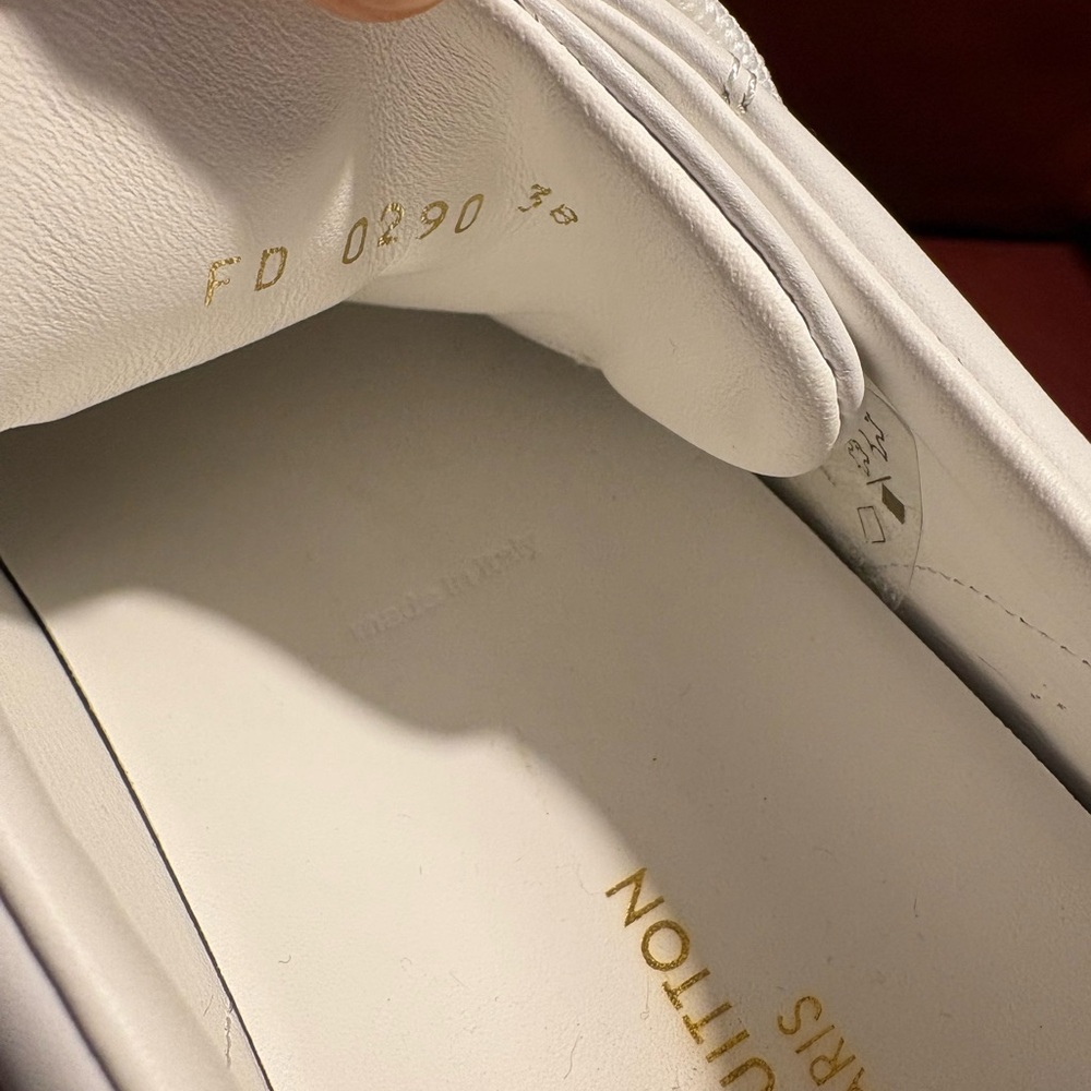 Louis Vuitton Women's Sneakers in White and Blue - Picture 6 of 7
